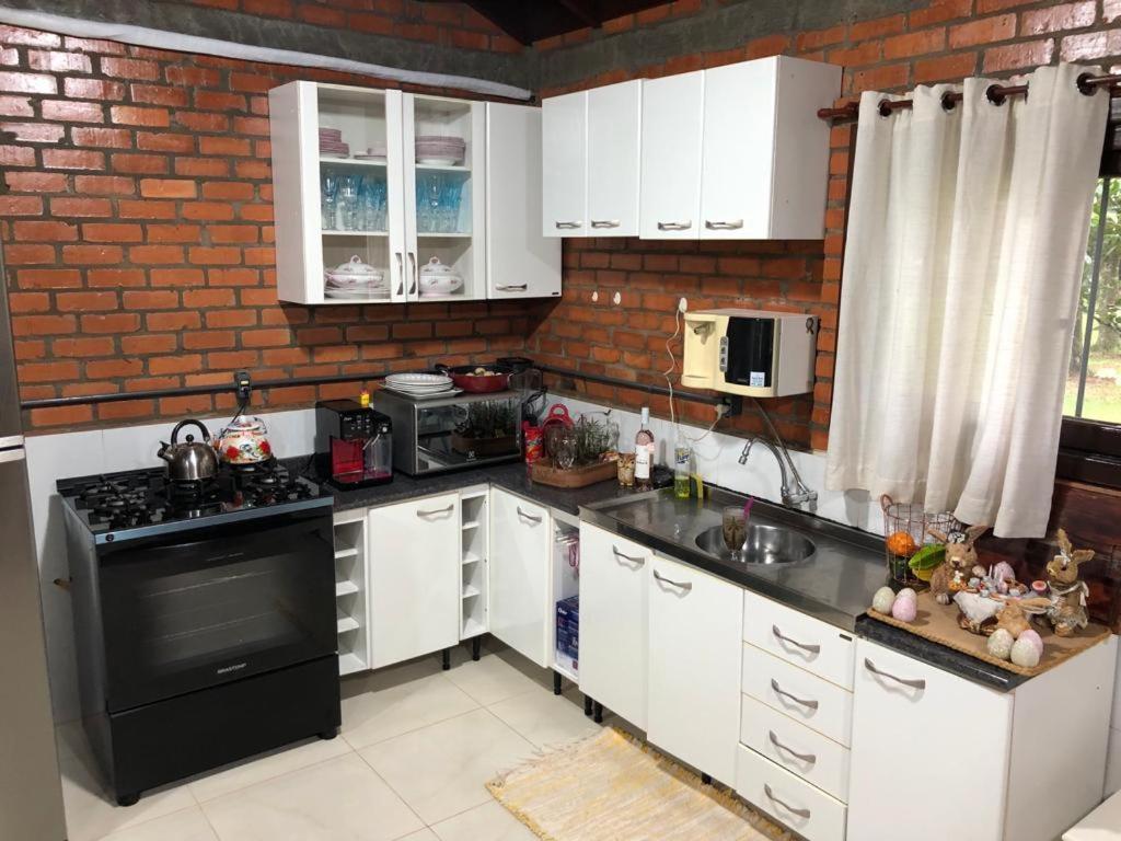 Pousada Do Salto Ventoso / Serra Gaucha Casa 1 法罗皮利亚 外观 照片
